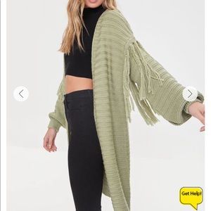 Tassel trim cardigan